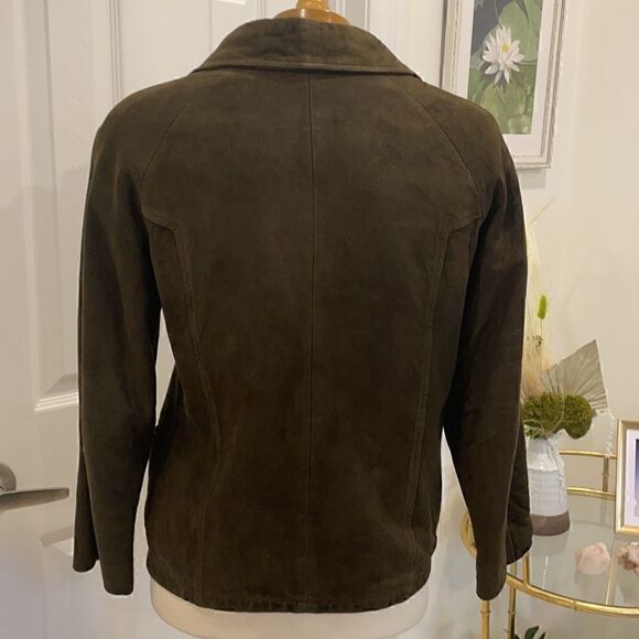 1970s Vintage Brown Suede Jacket - Size Small - Picture 2 of 4
